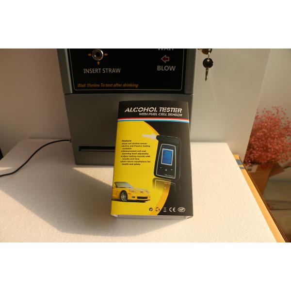 Commercial 0.250mg/L Fuel Cell Breathalyzers MCU Digital Breath Alcohol Tester