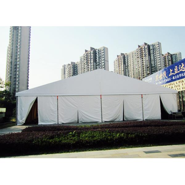 Long Span Life Large Capacity Trade Show Tents , Durable Air Conditioned Exhibition Tent