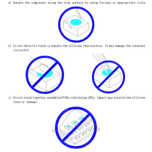 Addressable 4 Pin 9V Smd Led Chip Types 450MCD 5050 Led