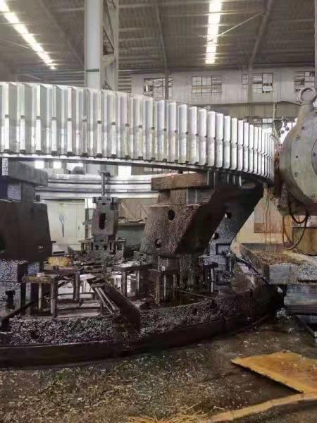 Engrenagem de 10 circunferências do moinho do módulo 16000mm para o preço de fábrica da estufa giratória e da engrenagem das circunferências do moinho
