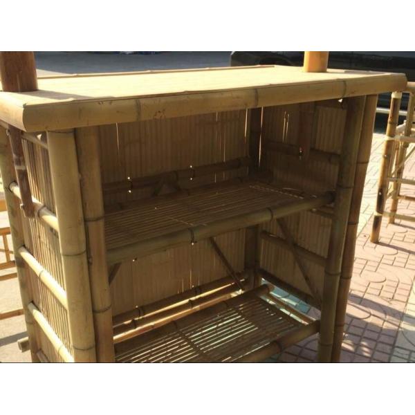 Tiki Bar Patio Outdoor Bar , Bamboo Set ,  Islander Tiki Bar