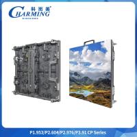 P2.9mm Panneau à LED pleine couleur En intérieur arrière-plan incurvé Armoire en aluminium Écran LED pour la publicité