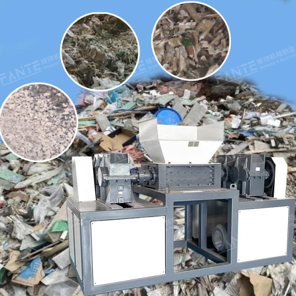 Professional Grade Two Shaft Shredder for Recycling Centers Handling Electronics Batteries Circuit Boards