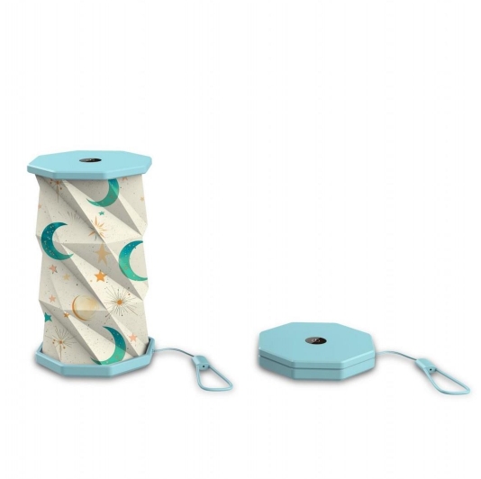 Art Rotating Recycled Paper Lamp Nightlight For Kids Bedroom 2700K