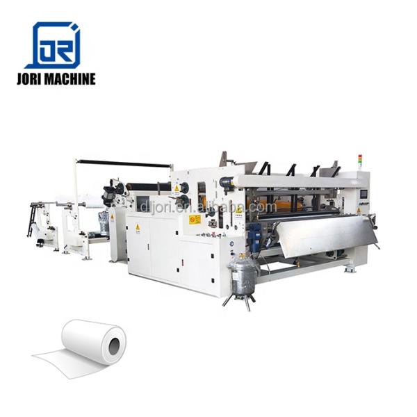 Automatic High Speed Multi Rolls Toilet Paper Glue Laminated Embossing Making Machine Line
