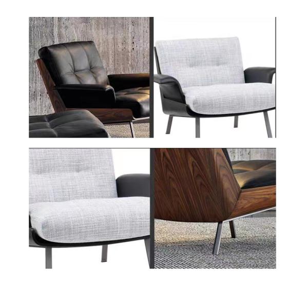 Elevate Business Leather  Leisure Lazy Sofa Chair Comfortable Relaxing