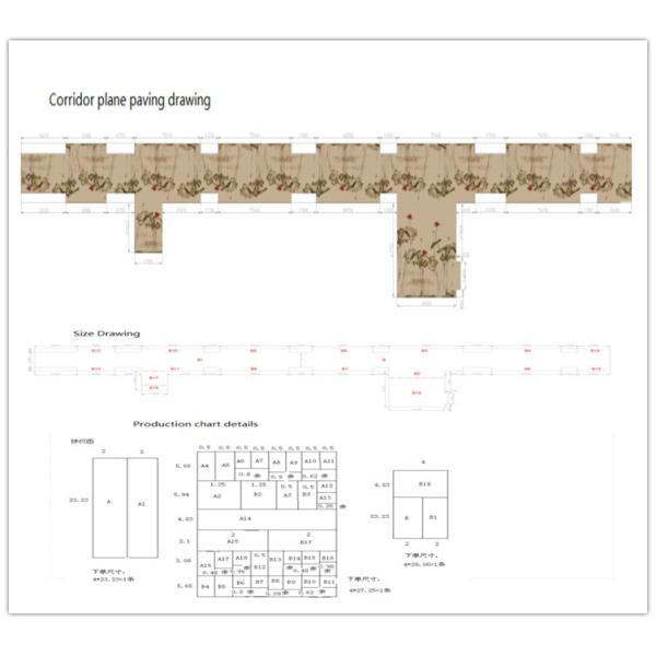 Hotel Hallway PET FRIENDLY 100% Nz Wool Axminster Carpet with Luxury Customized Design