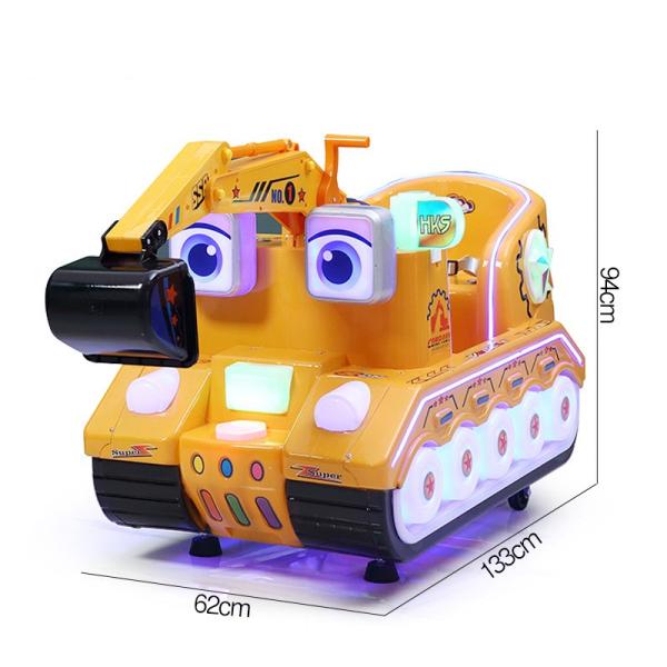 Kiddie Rides Bulldozer Caixinha de controle de máquina de jogos de carro para 1 jogador 110V/220V/230V