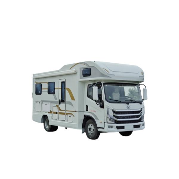 YUEJIN 4x2 Mobile Auto Motorhome Outdoor Luxury RV Caravan Van Для семейных поездок