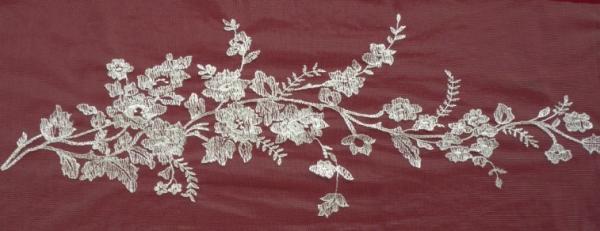 Apparel  Accessories Embroidery  Lace Applique for Bridal Dress