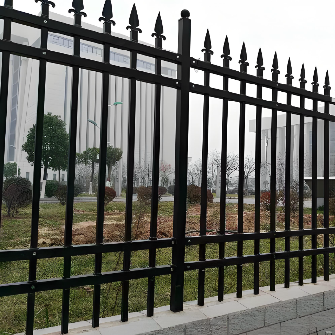 OEM ODM Design Galvanized Tubular Security Steel Fence