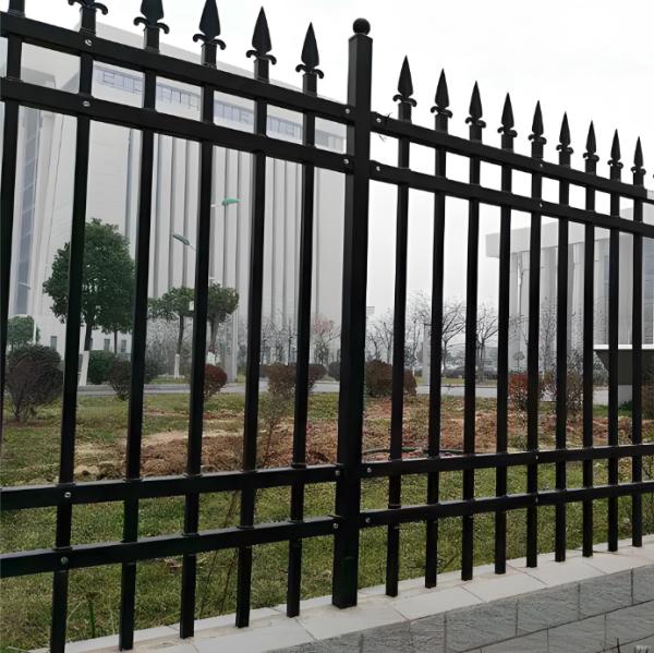 OEM ODM Design Galvanized Tubular Security Steel Fence