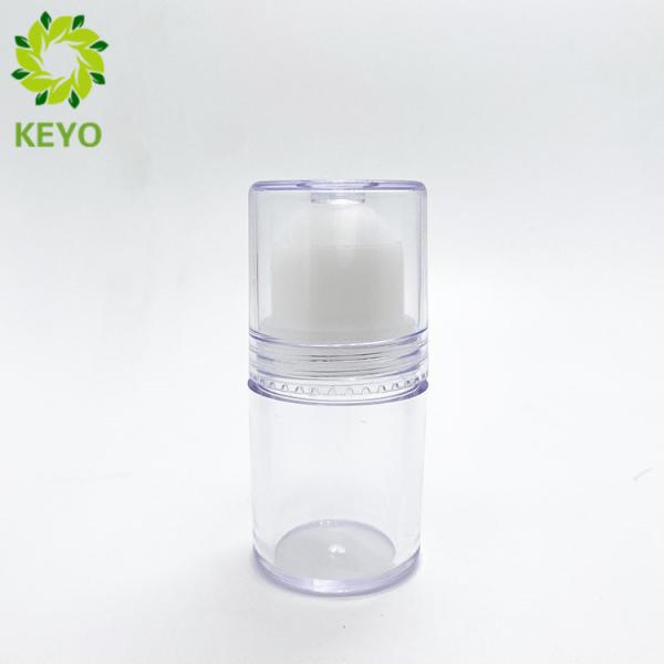 30ml Capacity Empty Clear ABS Plastic Roll On Bottle For Cosmetic Pack