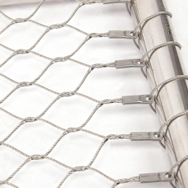 Custom X Tend Cable Mesh Ferrule Type 316 Stainless Steel Weld Mesh