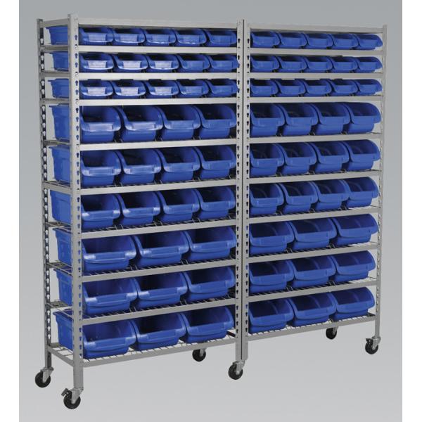 Étagères commerciales du système 10 de rayonnage de fil de stockage de poubelle