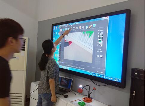 Infrared 10 Point Large Touch Screen Monitor , Smart Board Touch Screen Lcd Display 86 Inch