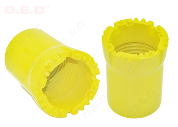 Diameter 59mm Rock Drilling Tools Casing Threaded Drill Bits For Quarry Mining