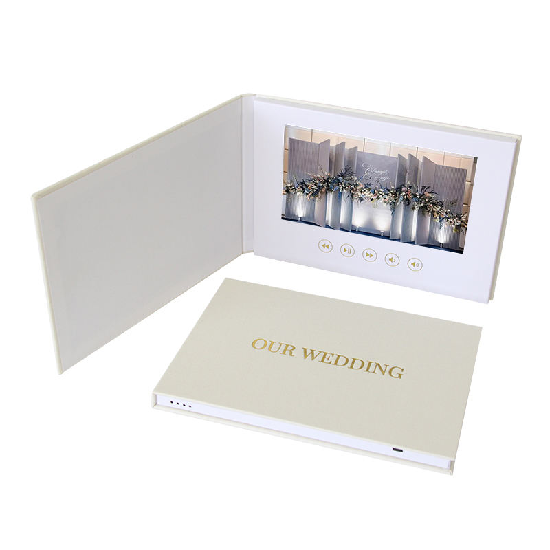 Digital Memory Book (16GB)- Memory Wedding Book 7″ IPS HD Display- Wedding Video Book – Wedding Album Book – Memories Wedding Photo