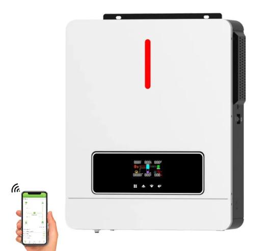 Portable Smart Hybrid Solar Inverter 3kw 6kw 24v 48v Off Grid Pure Sine Wave Output With Mppt Solar Charger