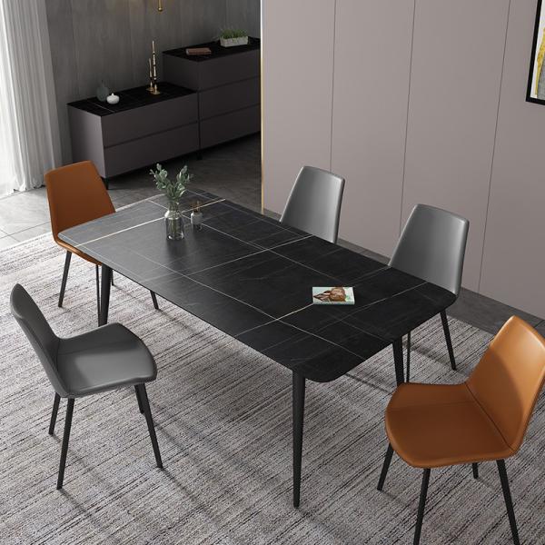 150 X 90 Grey Large Luxury Dining Table And Chairs Set For 6 4  10 Seater