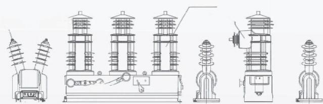CKWZ Deep Integration Standardized Primary Secondary Integrated Pole Mounted Circuit Breaker