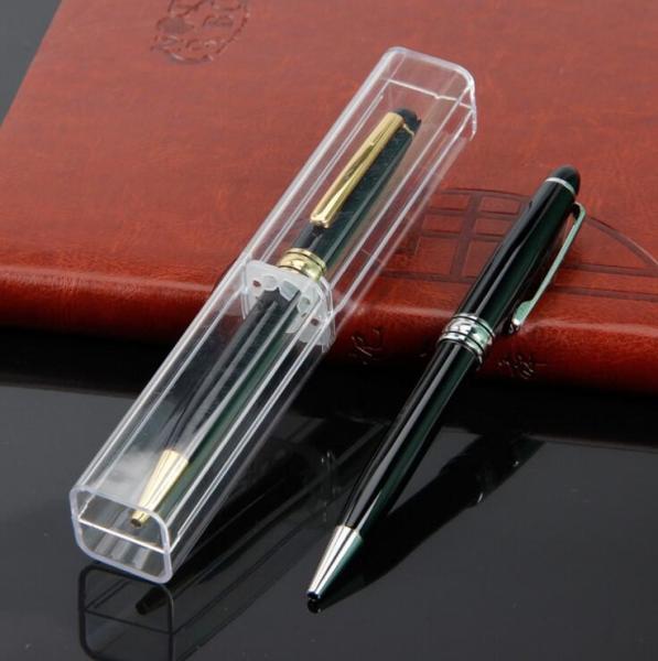 Custom Premium Black Twist Metal Pens With Logo