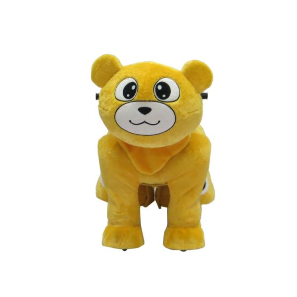 Human Power Plush Walking Horse Toy plush electrical toy animal mechanical ride on horse