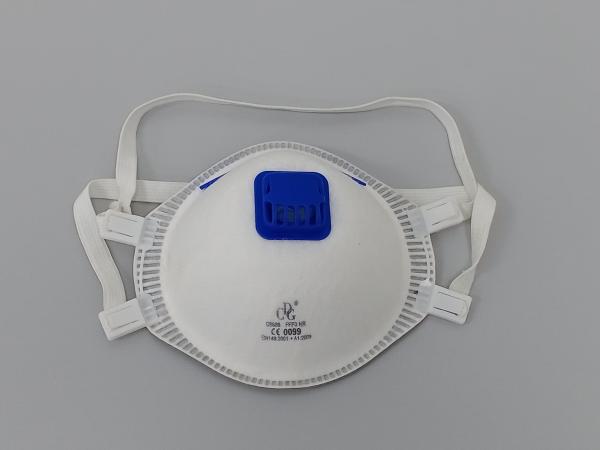 Cup Shaped CE Adult 12.5*10.5CM FFP3 Disposable Mask