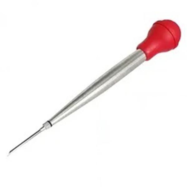 304 Stainless Steel Silicone Drip Oil Seasoning Tube for BBQ Turkey Needle in Balck