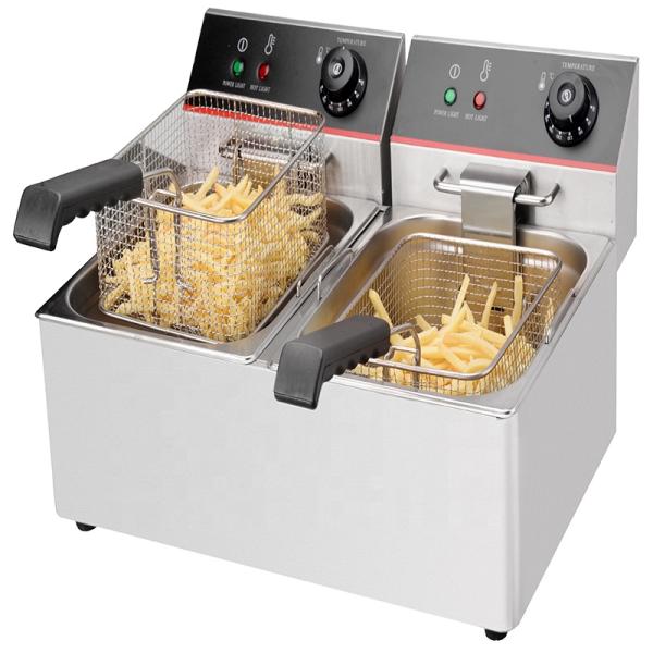 Stainless Steel KFC Gas Pressure Fryer with 17 Liter Capacity and Twist Potato Function