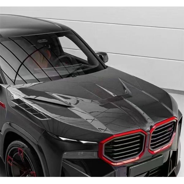 For BMW XM Carbon Fiber Body Kit XM Upgrade LD-style Carbon Fiber Front Lip Diffuser, Spoiler Wheel Arch