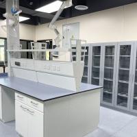 2 prateleiras Mobiliário de laboratório de hospital 90cm Banco de Biologia Anti-Químicos Certificado ISO