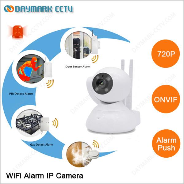 Indoor pan tilt two antenna Yoosee app wifi alarm ip camera 720p for home protection