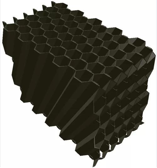 Black Lamella Settler Tank For Industrial Wastewater Treatment