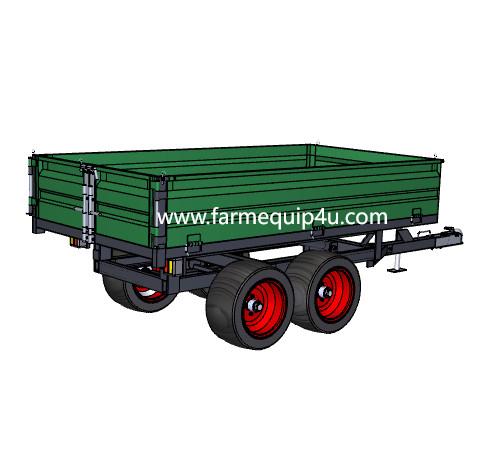 Farm Trailer With Swing Tailgate,Farm transport tractor tow behind trailer,sansen Trailer,farm machinery manufacturer