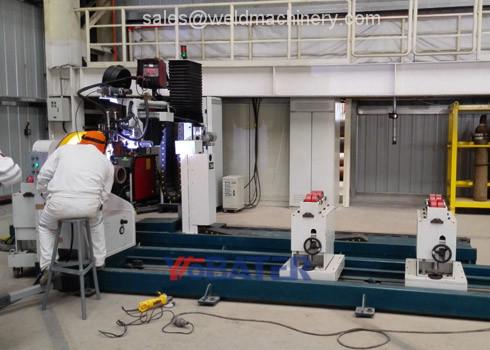 Supplier automatic mild steel pipe Welding equipments for Piping  40mm-600mm