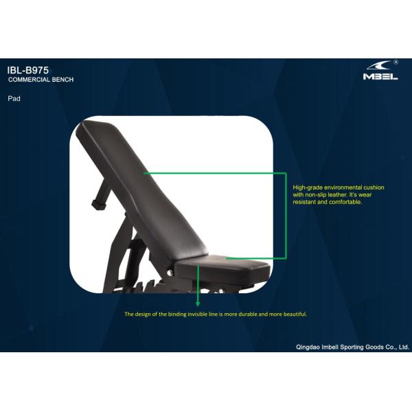 Commercial Sit Up Bench with Adjustable Design N.W. kgs A 30.6 B 11.4 Loading Port