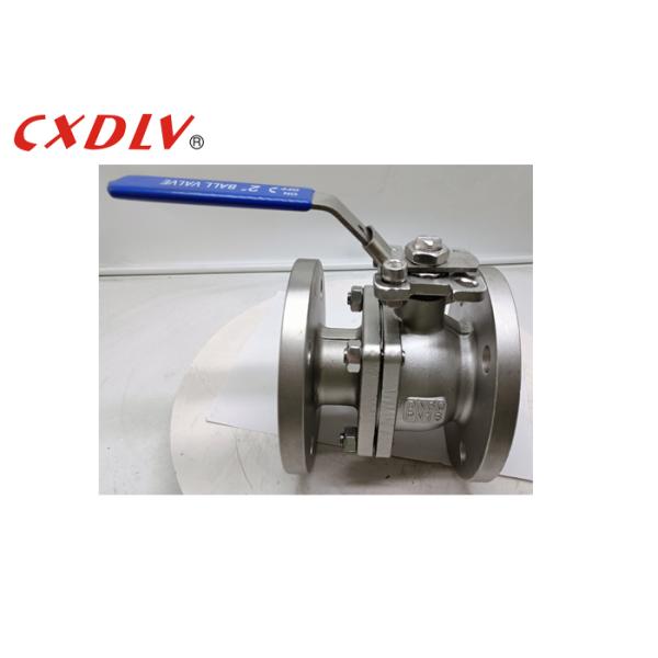 DIN PN16 SS Ball Valve 2 Slipt Parts Full Port with ISO5211 TOP