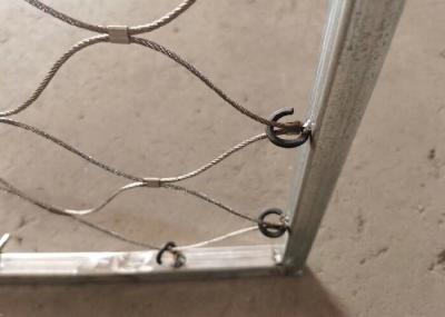 Flexibility 1.2mm-4.0mm Balustrade Cable Mesh High Strength Customized