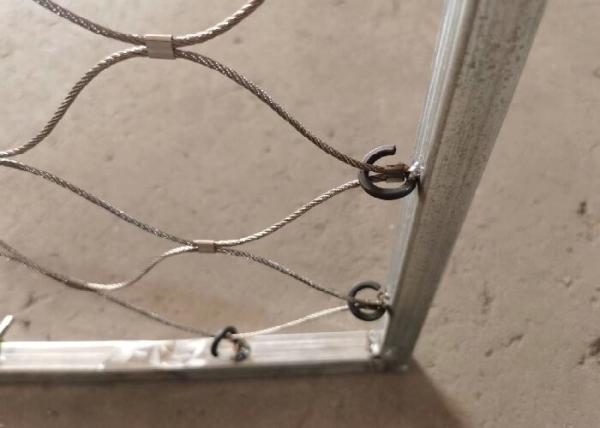 Flexibility 1.2mm-4.0mm Balustrade Cable Mesh High Strength Customized