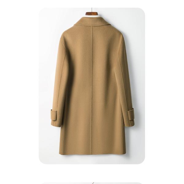 Colete de Inverno de Homens de Lapa de Algodão de Grande Tamanho Colete de Trench de Peito Único para dias frios