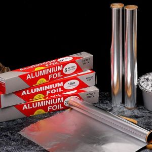 Forme matérielle non toxique de petit pain de papier d'aluminium pour la nourriture en dehors de l'emballage