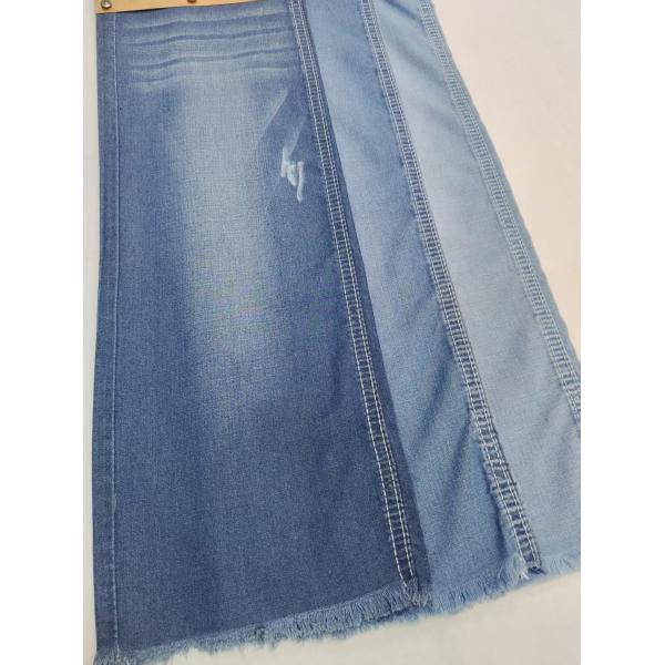 Dark Blue Twill Style 6oz 65%Lyocell 35%Tencel Denim Fabric 150cm Full Width For Children Jeans