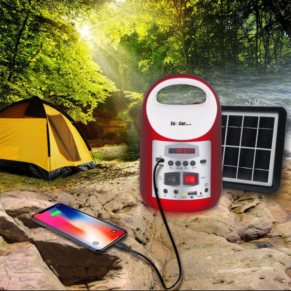 mini solar system commercial solar lighting energy FM radio, MP3 speaker distributor digital products