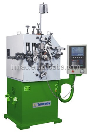 12-Axis Camless Universal CNC Coiling Spring Forming Machine with Wire Rotation