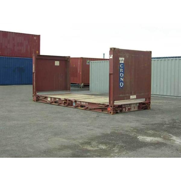 Corten Steel 20ft 40ft Used Flat Rack Containers Second Hand Floor Plywood or Steel
