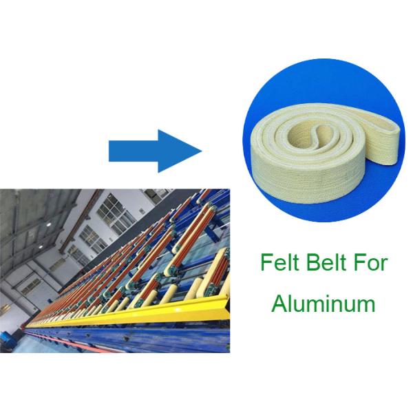 Ceinture sans fin de feutre industriel à haute densité de Nomex pour la ligne en aluminium d'Extrusin