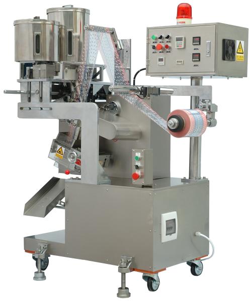 Twin Seasoning Condiment Packaging Machine Plastic Film Packaging Type
