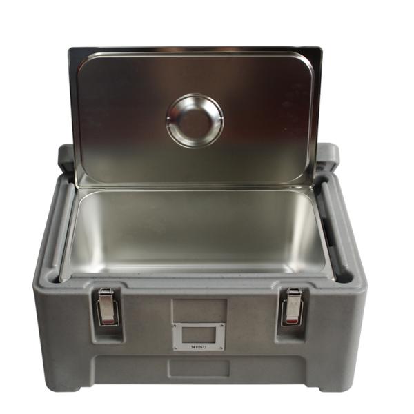 Factory Supply 30L PU Foam Catering Restaurant Keep Warm Thermal Transport Container Top Loading Food Pan Carrier For Fast Delivery