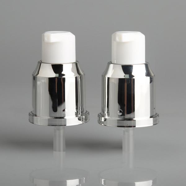 24mm 20mm Aluminum Cream Pump Treatment Pump with Over Cap Customized Request